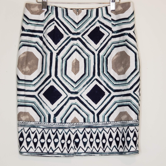 LOFT Factory geometric print pencil skirt - Picture 3 of 4